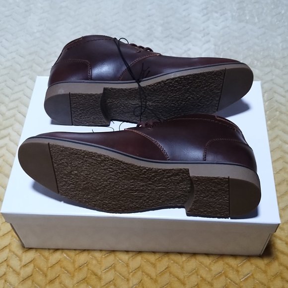 Men's NYC SOHO Cobbler Boot Shoes Size 9.5. NIB. Brown. - Picture 5 of 7
